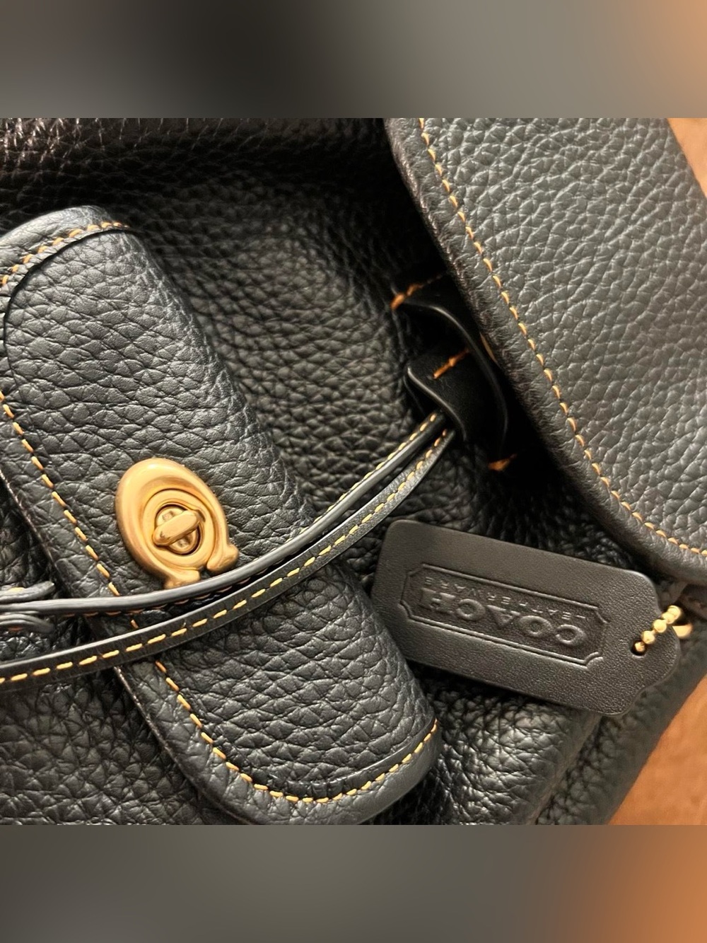 Coach Riya Backpack 21-Black - Picture 2 of 7